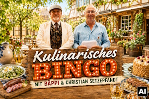 Kulinarisches Bingo mit Bäppi & Christian Setzepfandt im Rad – Hessen zum Ankreuzen, Mitraten & Genießen!